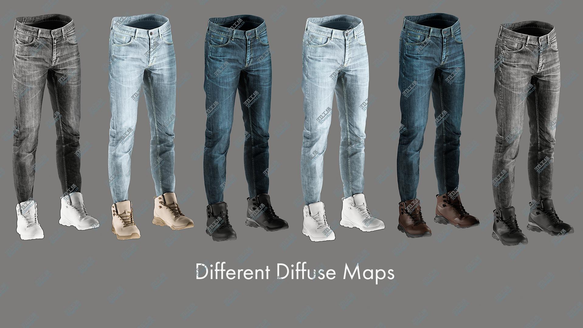 images/goods_img/202104091/Men's Pants with Boots 7 3D model/2.jpg